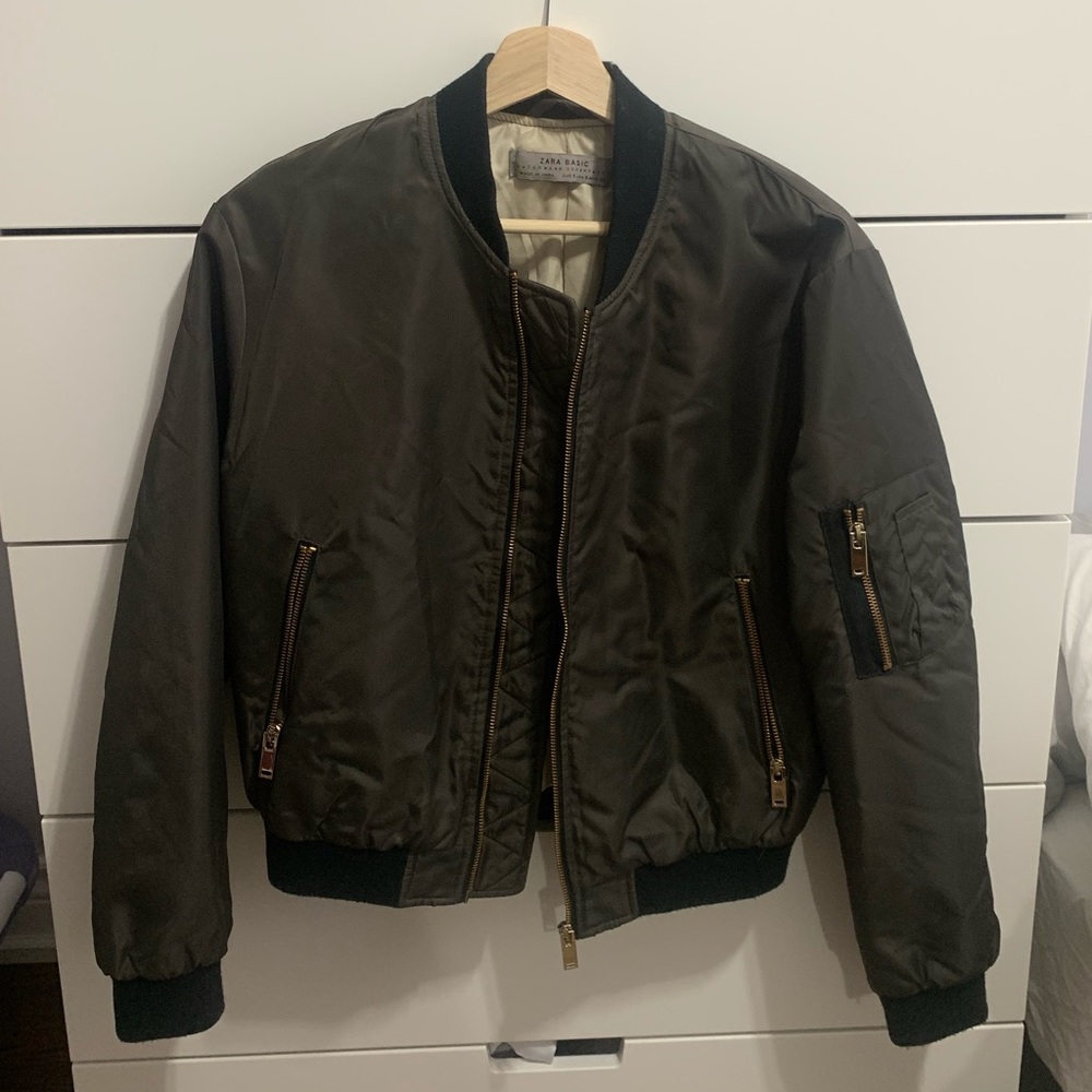 Zara bomber jacket